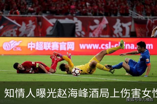 知情人曝光赵海峰酒局上伤害女性细节！警方已介入，公司紧急换人